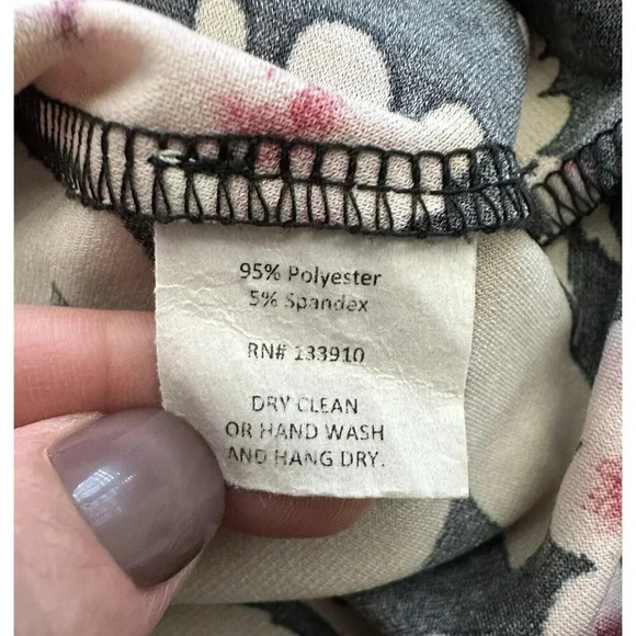 Show Me Your Mumu Cold Shoulder Long Sleeve Mini Dress Floral Size XS Mock Neck - Picture 4 of 8